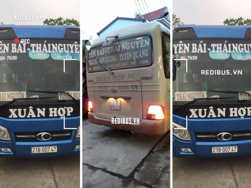 Xe khách xuân hợp chạy tuyến đường thái nguyên - yên bái - tuyên quang Hành trình xe khách xuân hợp vận tải hành khách tuyến đường thái yên - yên bái - tuyên quang
