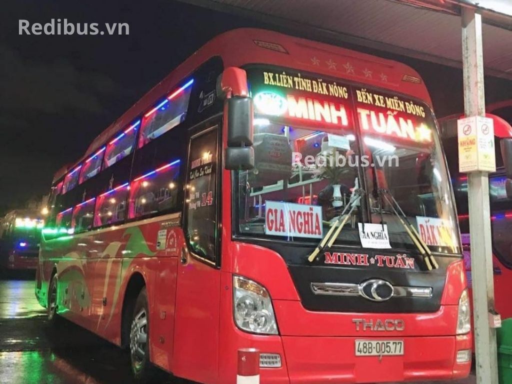 Tổng quan nhà xe minh tuấn tuyến Sài gòn gia nghĩa đăk nông Xe minh tuấn hoạt động vận chuyển hành khách sài gòn - đăk nông