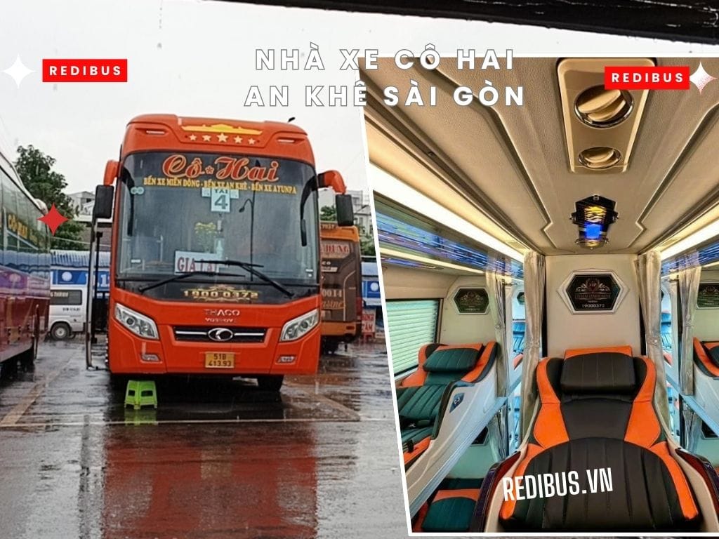 Nhà xe Cô Hai – Hành trình thoải mái trên tuyến An Khê đi Sài Gòn Xe giường nằm và limousine của nhà xe Cô Hai.