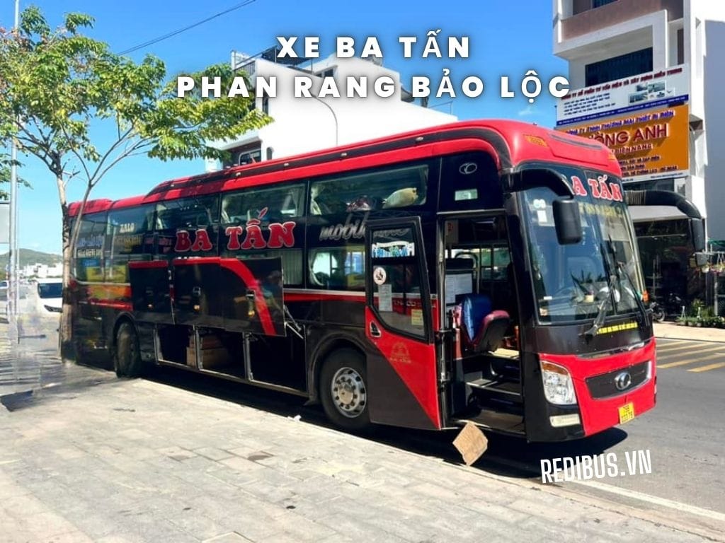 Nhà xe Ba Tấn - Giường nằm cao cấp tuyến Bảo Lộc Ninh thuận Xe giường nằm cao cấp của nhà xe Ba Tấn trên tuyến Bảo Lộc - Phan Rang