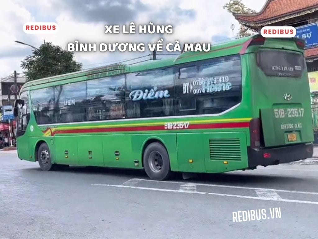 Nội thất xe Lê Hùng phục vụ khách hàng phổ thông. Xe giường nằm Lê Hùng kết nối khu vực bình dương và cà mau